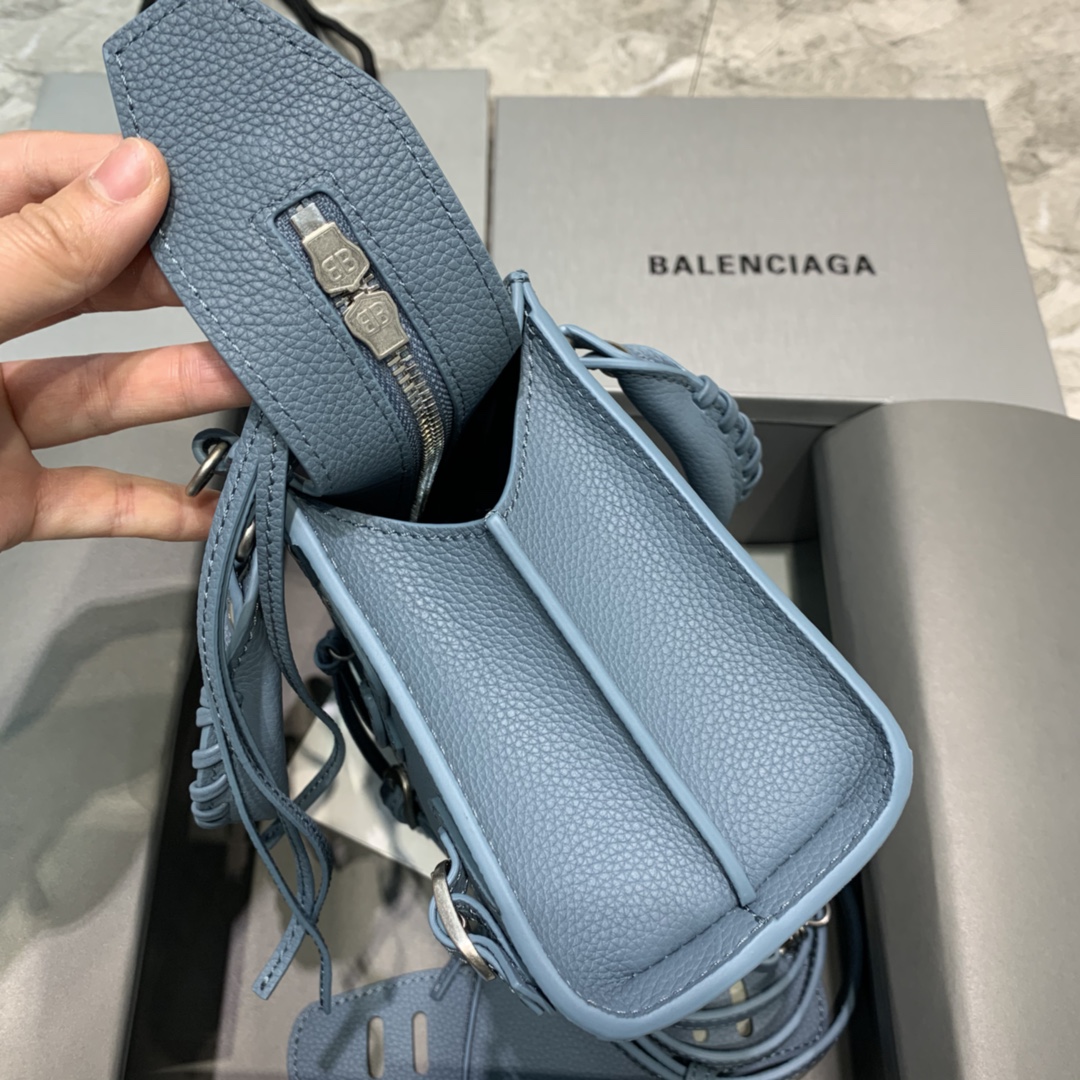 Balenciaga Neo Classic Mini Handbag Shoulder Bag Sky Blue